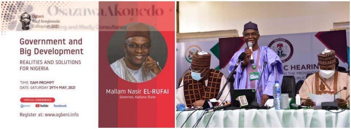 Governor Nasir El-Rufai Takes Justification For Sacking Kaduna Workers To Rauf Aregbesola Birthday #OsazuwaAkonedo ~ OsazuwaAkonedo #birthday #Kaduna #workers