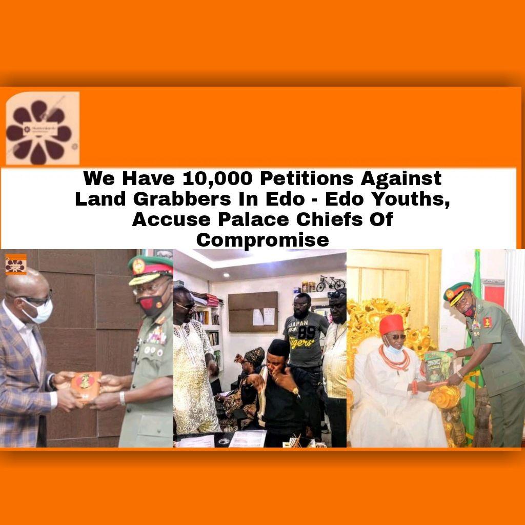 We Have 10,000 Petitions Against Land Grabbers In Edo - Edo Youths, Accuse Palace Chiefs Of Compromise