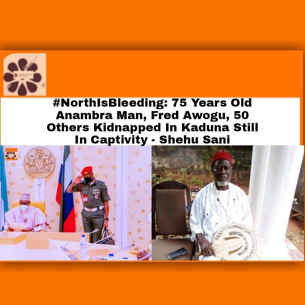 #NorthIsBleeding: 75 Years Old Anambra Man, Fred Awogu, 50 Others Kidnapped In Kaduna Still In Captivity - Shehu Sani ~ OsazuwaAkonedo #Kaduna