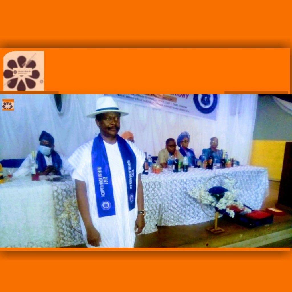 Picture shows Ex Council boss, Paschal Ugbome at the award and dinner night of Our Lady of Fatima College Old Boys Association held in Benin City, the Edo State capital PHOTO SOURCE: IKHILI EBALU