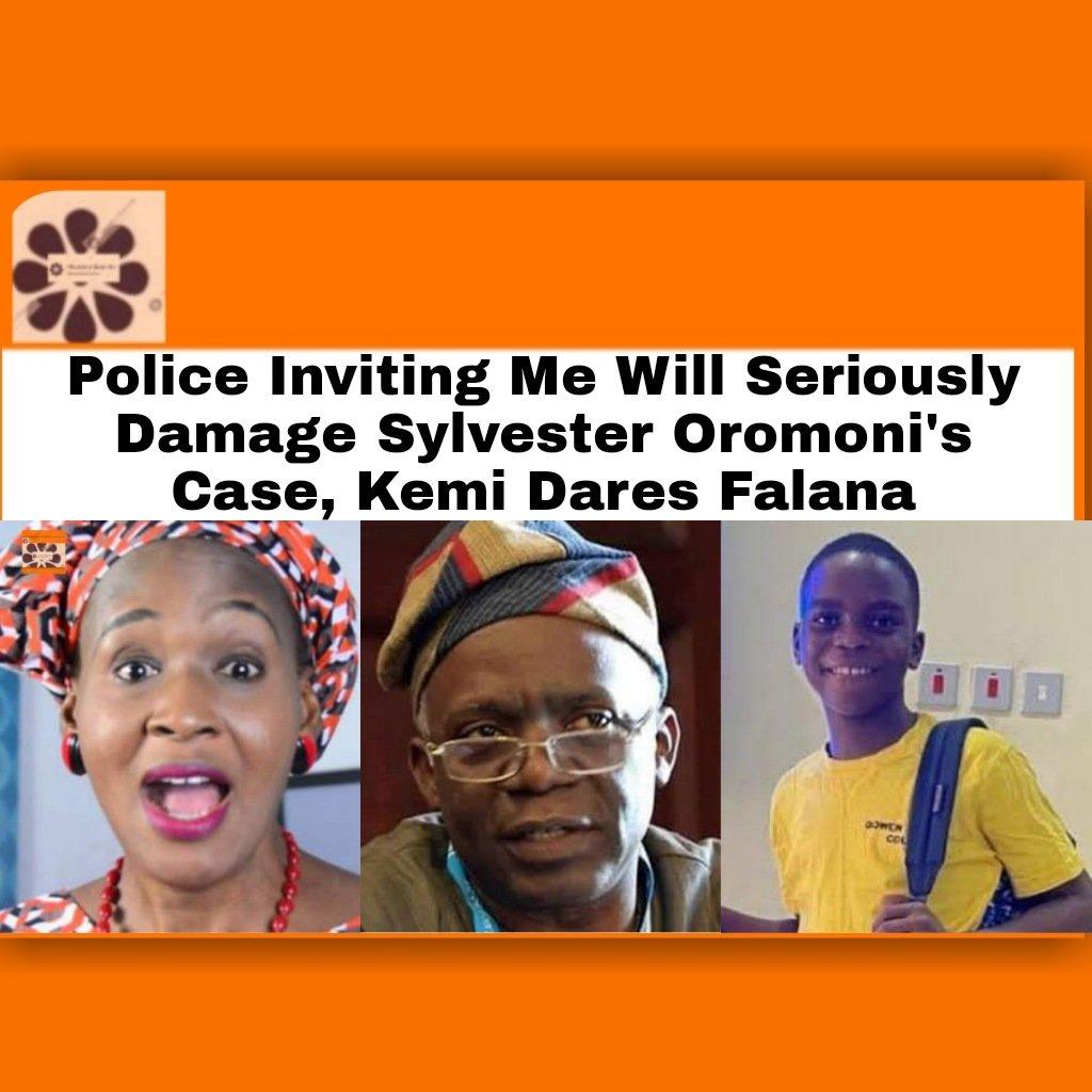 Police Inviting Me Will Seriously Damage Sylvester Oromoni's Case, Kemi Dares Falana