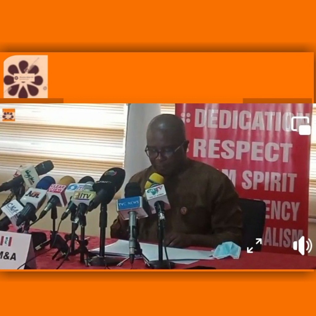 Picture shows screenshot of the spokesperson to National Drug Law Enforcement Agency, NDLEA, Femi Babafemi, at the press conference for the announcement of suspended DCP Abba Kayri as an international cocaine dealer