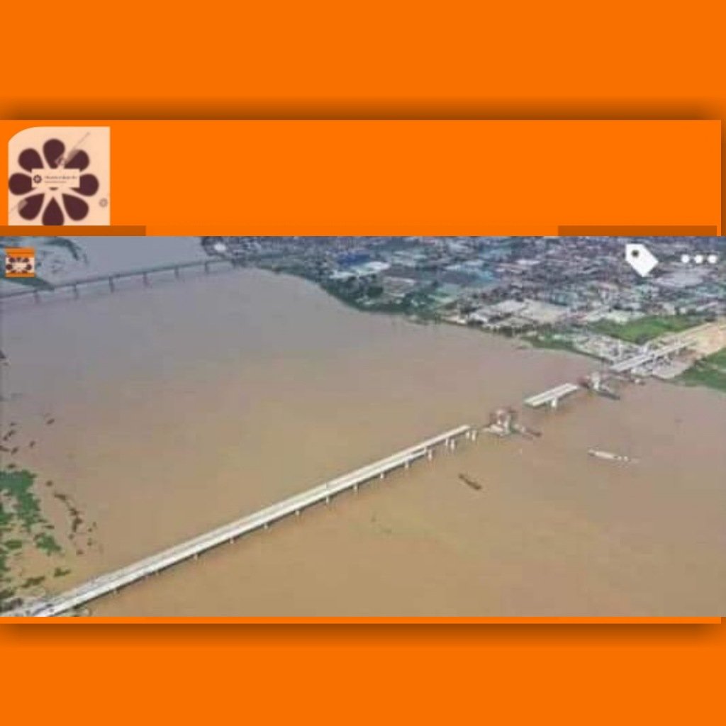 Picture shows aerial view about the level of work done on the second Niger Bridge linking Asaba in Delta State and Onitsha in Anambra state PHOTO: ASO ROCK