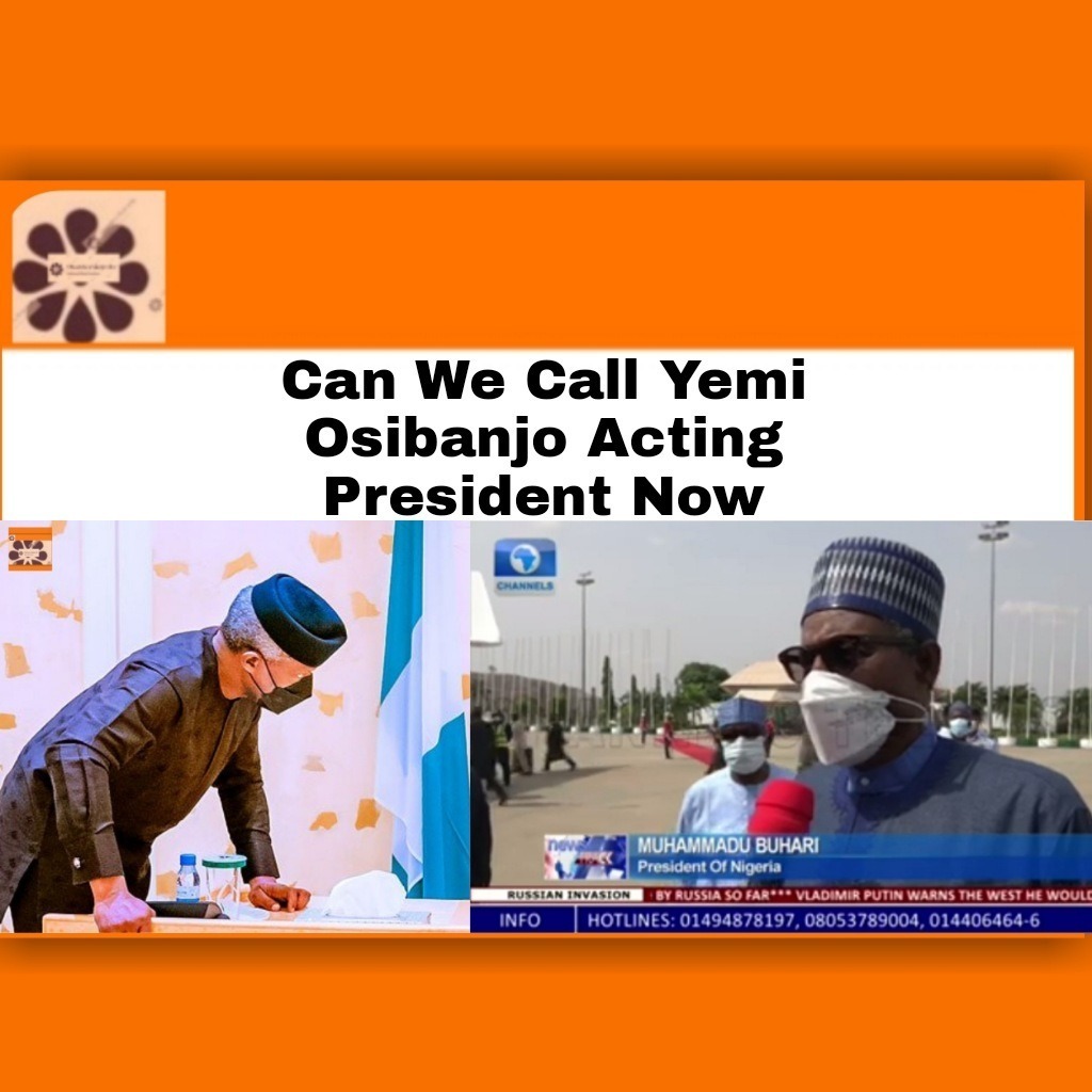 Can We Call Yemi Osibanjo Acting President Now