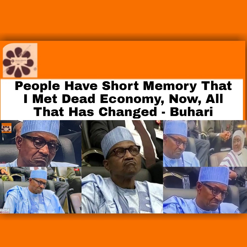 People Have Short Memory That I Met Dead Economy, Now, All That Has Changed - Buhari ~