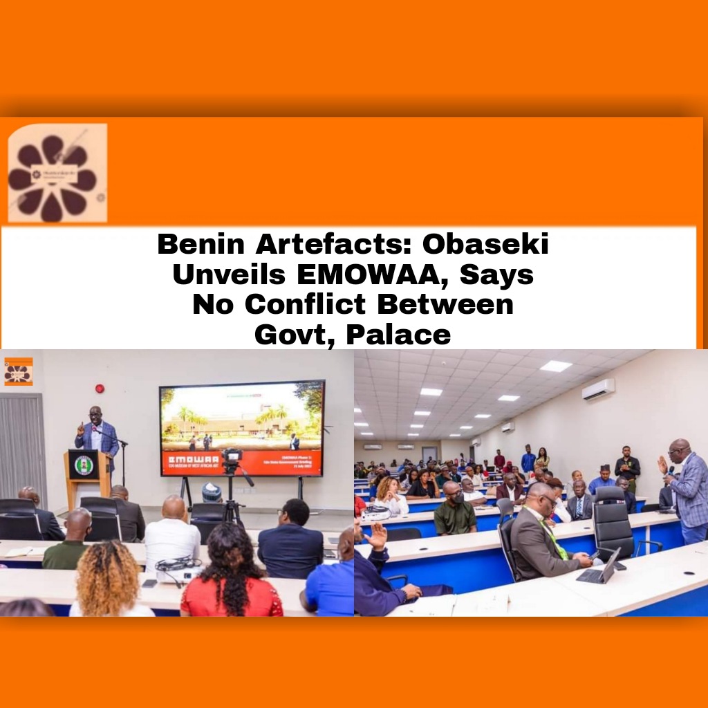 Benin Artefacts: Obaseki Unveils EMOWAA, Says No Conflict Between Govt, Palace ~ OsazuwaAkonedo ##Benin ##development ##Godwin ##government ##Obaseki ##state #Artefact #edo #EMOWAA #Ewuare #oba