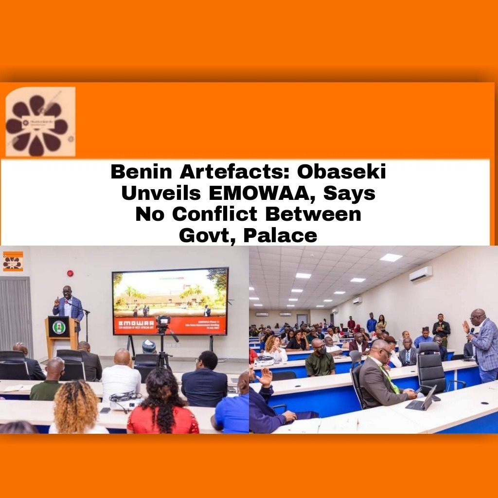 Benin Artefacts Obaseki Unveils EMOWAA, Says No Conflict Between Govt, Palace