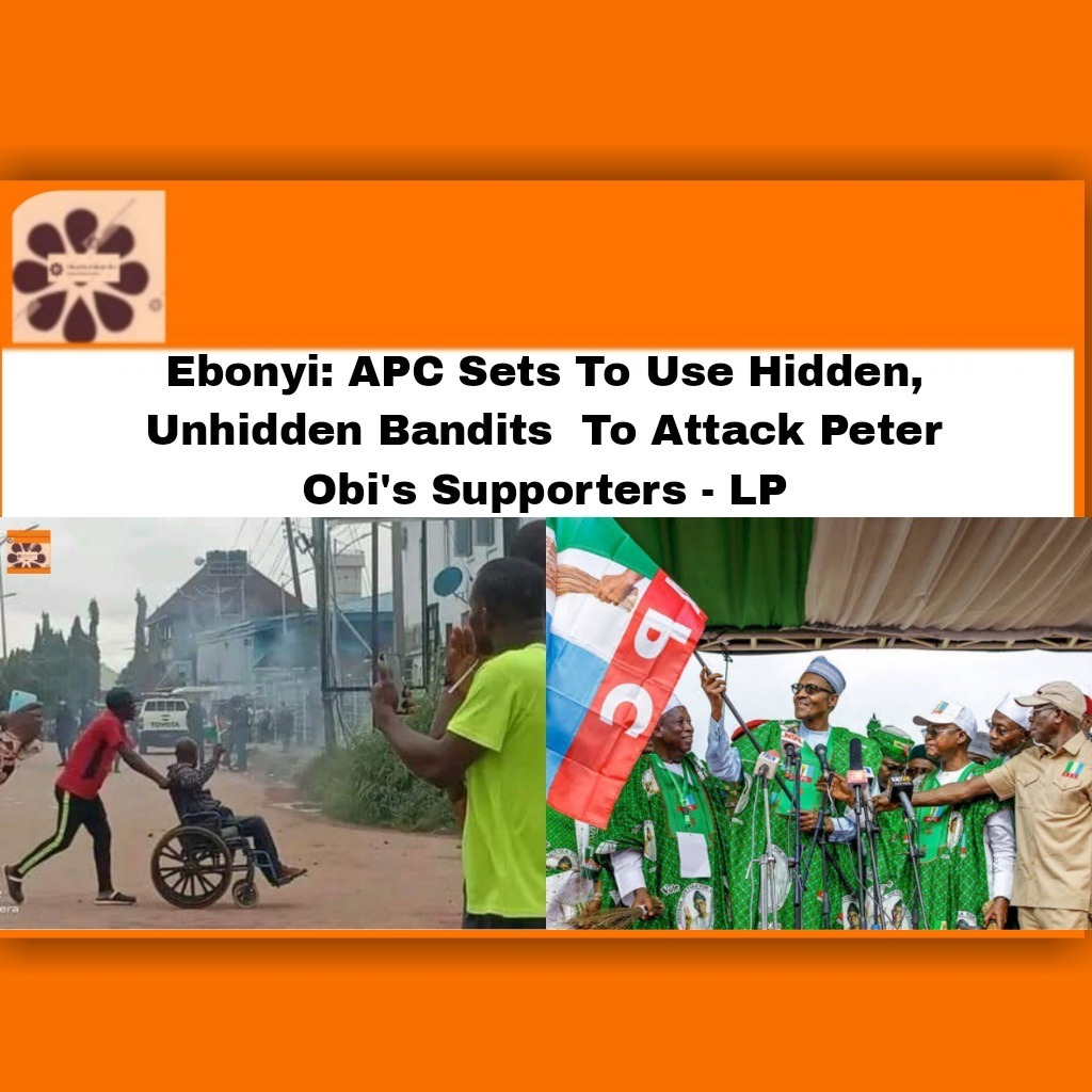 Ebonyi: APC Sets To Use Hidden, Unhidden Bandits To Attack Peter Obi's Supporters - LP