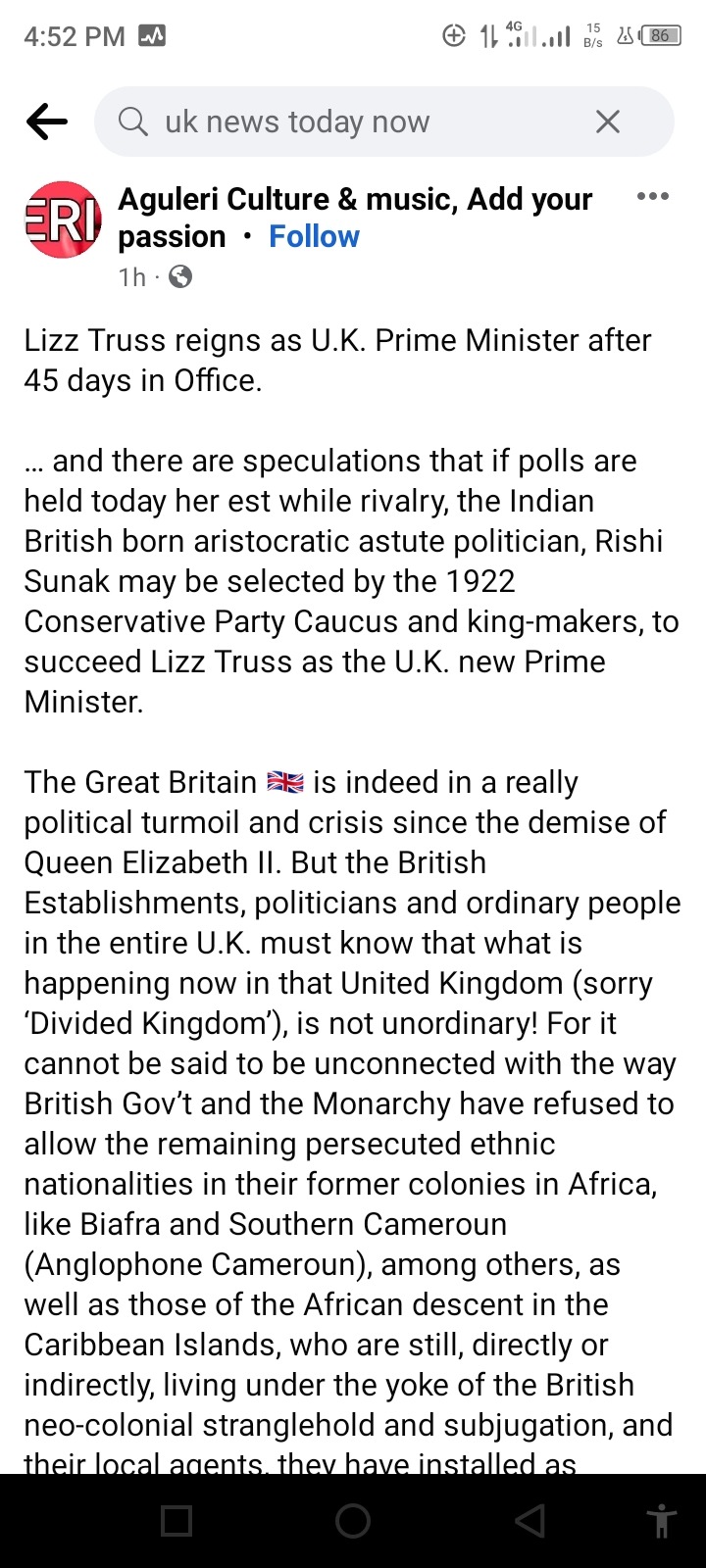 UK New Prime Minister Liz Truss Resigns