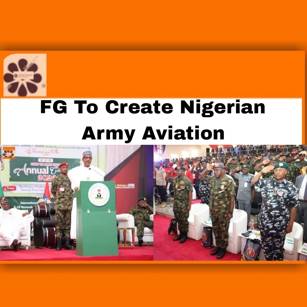 FG To Create Nigerian Army Aviation