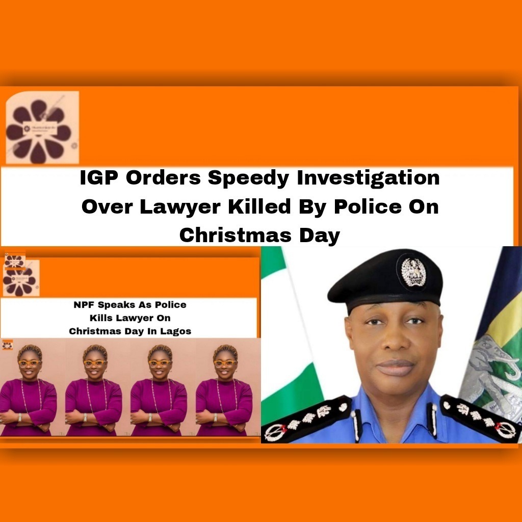 IGP Orders Speedy Investigation Over Lawyer Killed By Police On Christmas Day