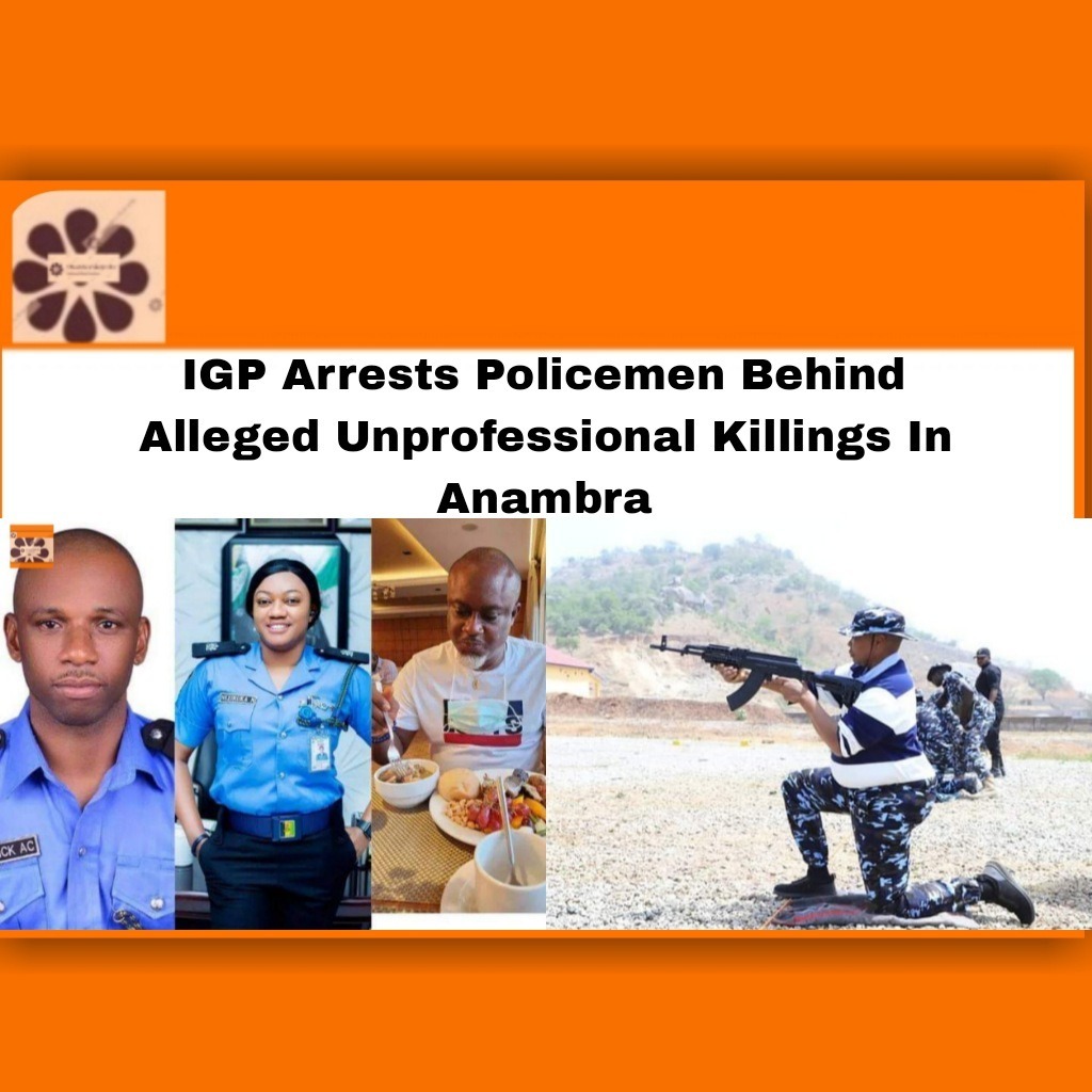 IGP Arrests Policemen Behind Alleged Unprofessional Killings In Anambra