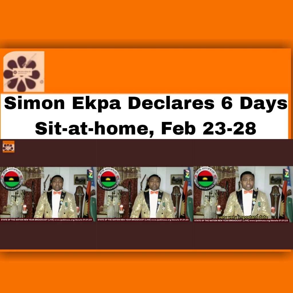 Simon Ekpa Declares 6 Days Sit-at-home, Feb 23-28