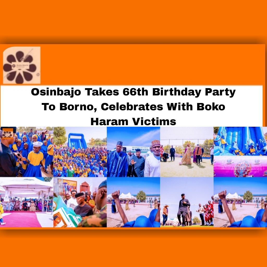 Osinbajo Takes 66th Birthday Party To Borno, Celebrates With Boko Haram Victims