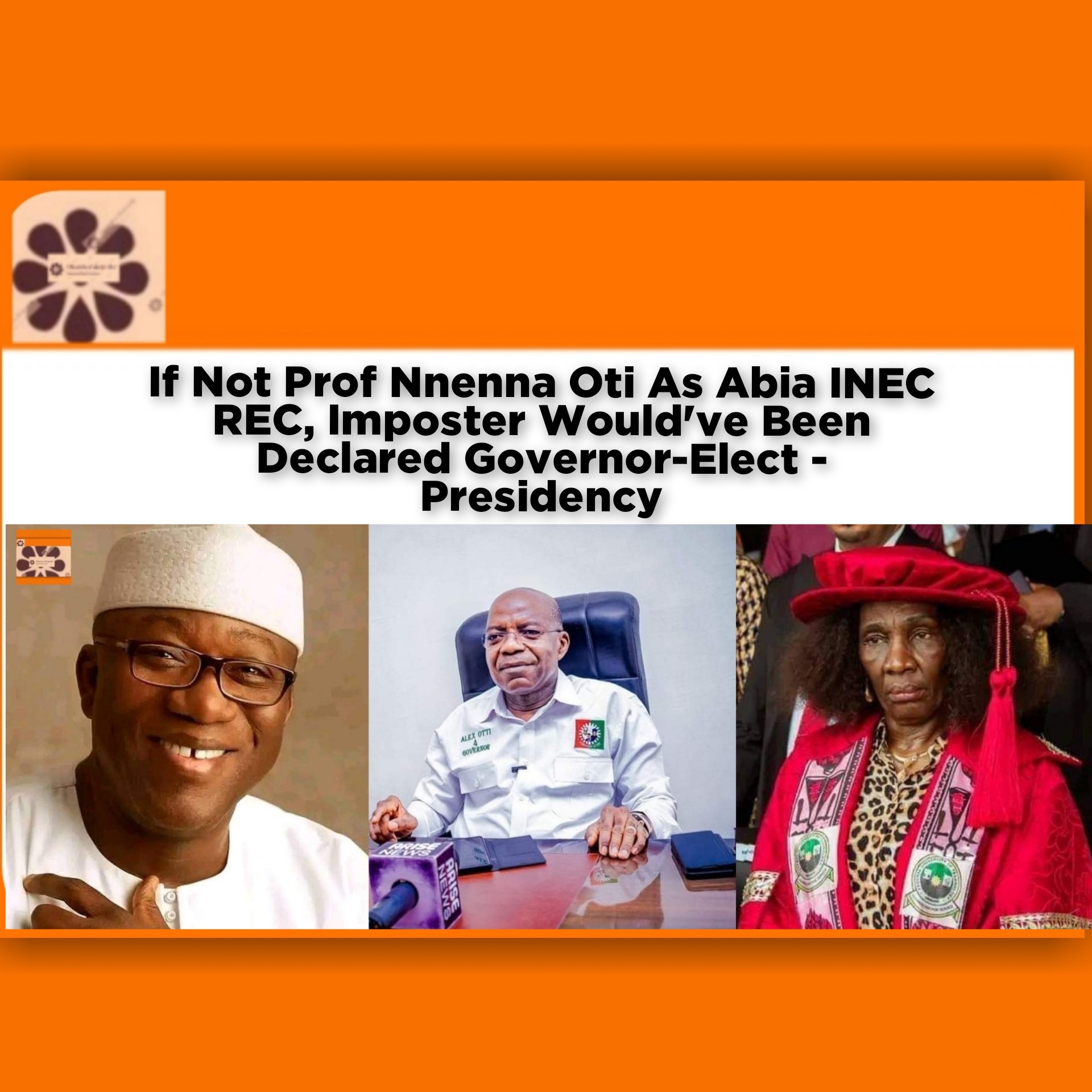 If Not Prof Nnenna Oti As Abia INEC REC, Imposter Would’ve Been Declared Governor-Elect – Presidency