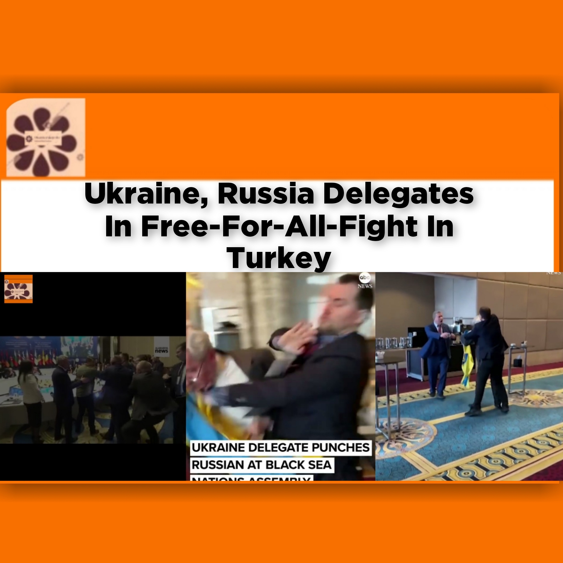 Ukraine, Russia Delegates In Free-For-All-Fight In Turkey ~ OsazuwaAkonedo #Ankara #breaking #delegates #free-for-all-fight #Protest #Putin #Russia #security #Turkey #Ukraine #war