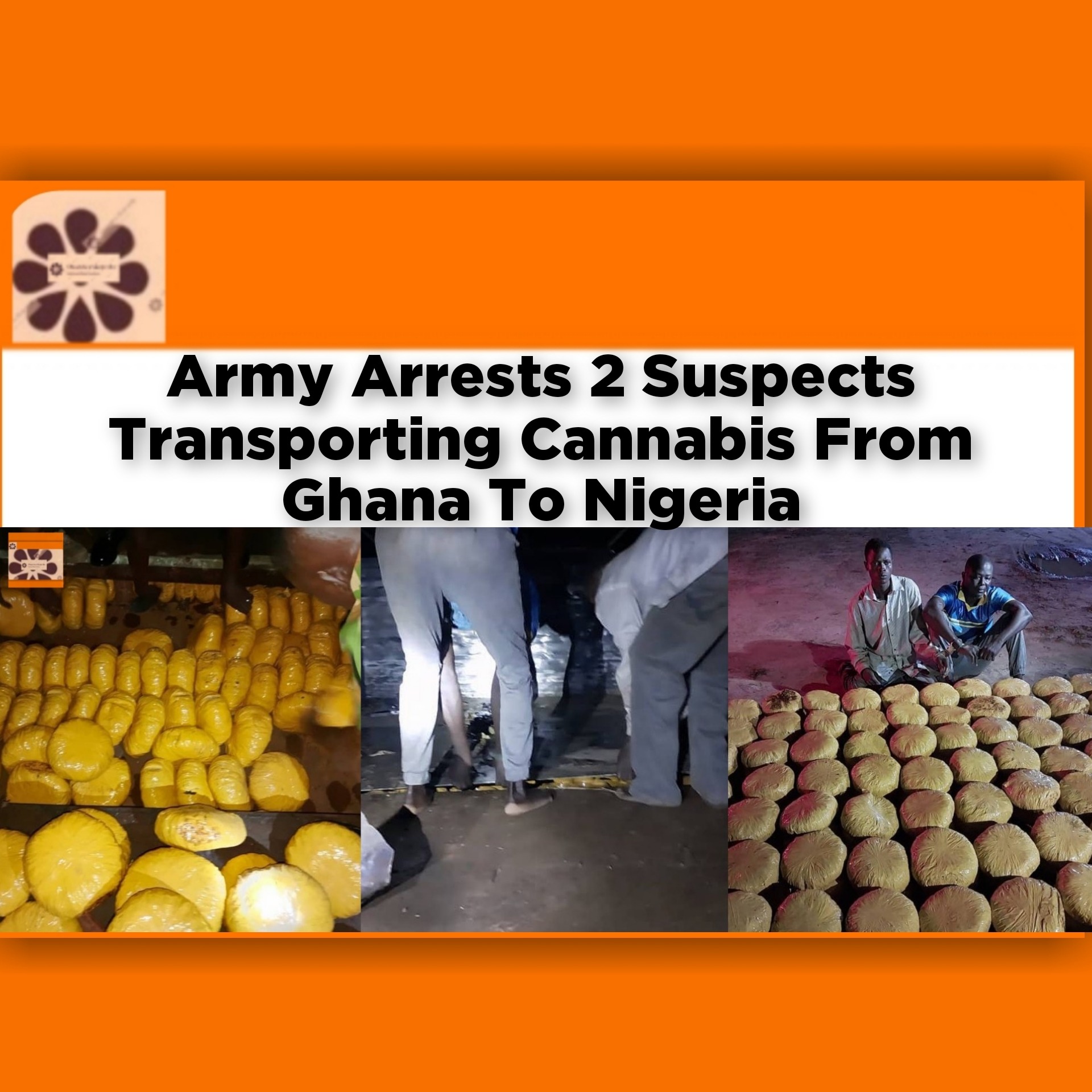 Army Arrests 2 Suspects Transporting Cannabis From Ghana To Nigeria