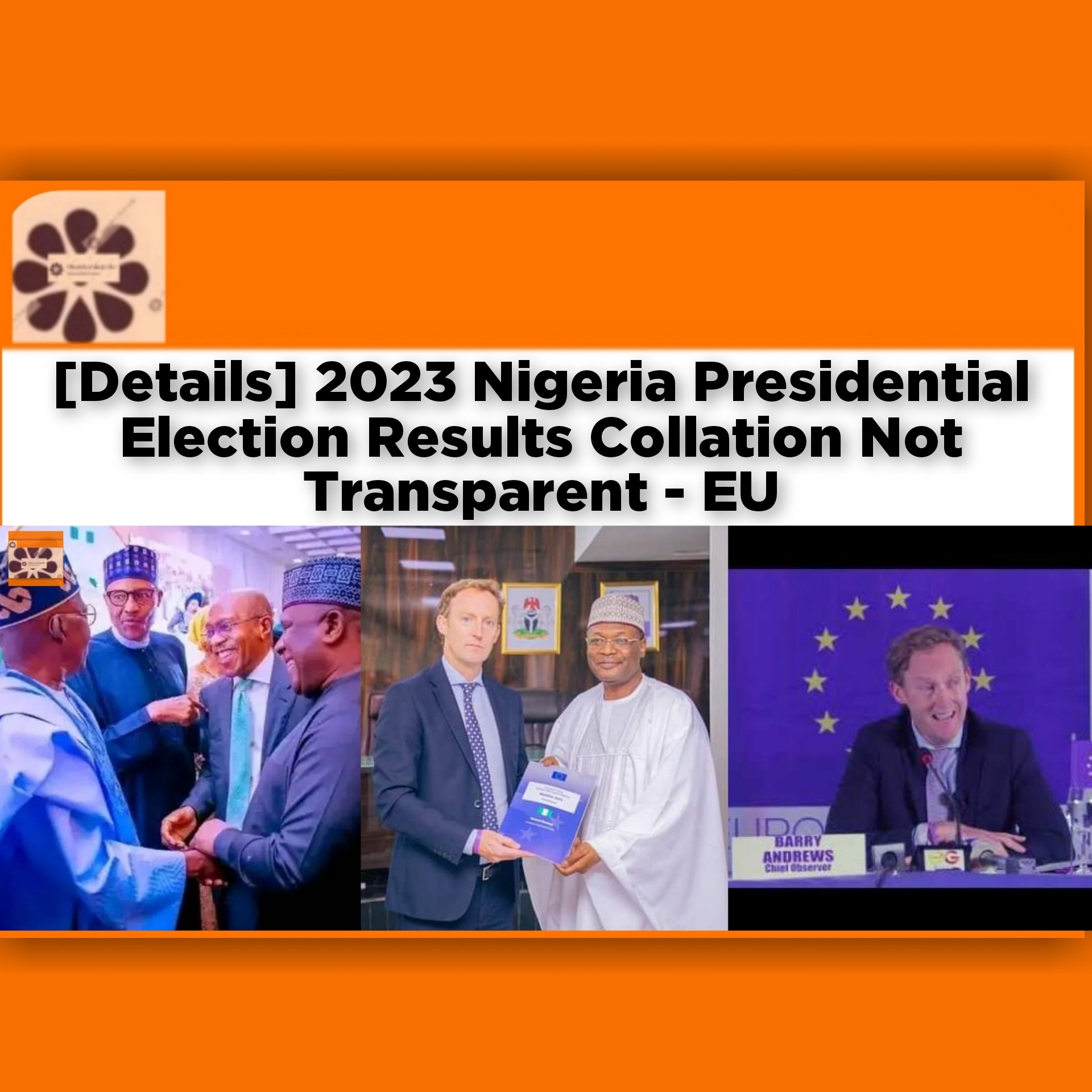 [Details] 2023 Nigeria Presidential Election Results Collation Not Transparent - EU