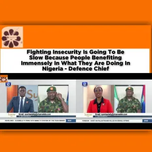 Fighting Insecurity Is Going To Be Slow Because People Benefiting Immensely In What They Are Doing In Nigeria - Defence Chief ~ OsazuwaAkonedo #NTA