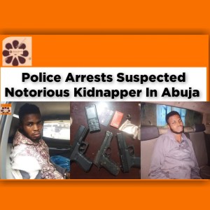 Police Arrests Suspected Notorious Kidnapper In Abuja ~ OsazuwaAkonedo #BokoHaram #Abuja #Bombs #Igp #Kaduna #Kidnappers #Police