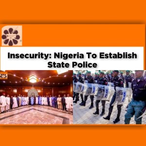 Insecurity: Nigeria To Establish State Police ~ OsazuwaAkonedo #Chukwuma
