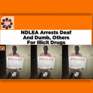 NDLEA Arrests Deaf And Dumb, Others For Illicit Drugs ~ OsazuwaAkonedo David Ugolor