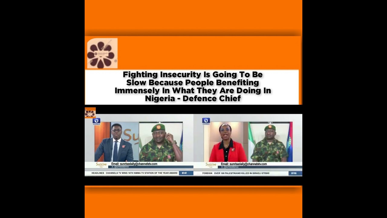 OsazuwaAkonedo Podcast Video ~ Fighting Insecurity Is Going To Be Slow Because People Benefiting Immensely In What They Are Doin...