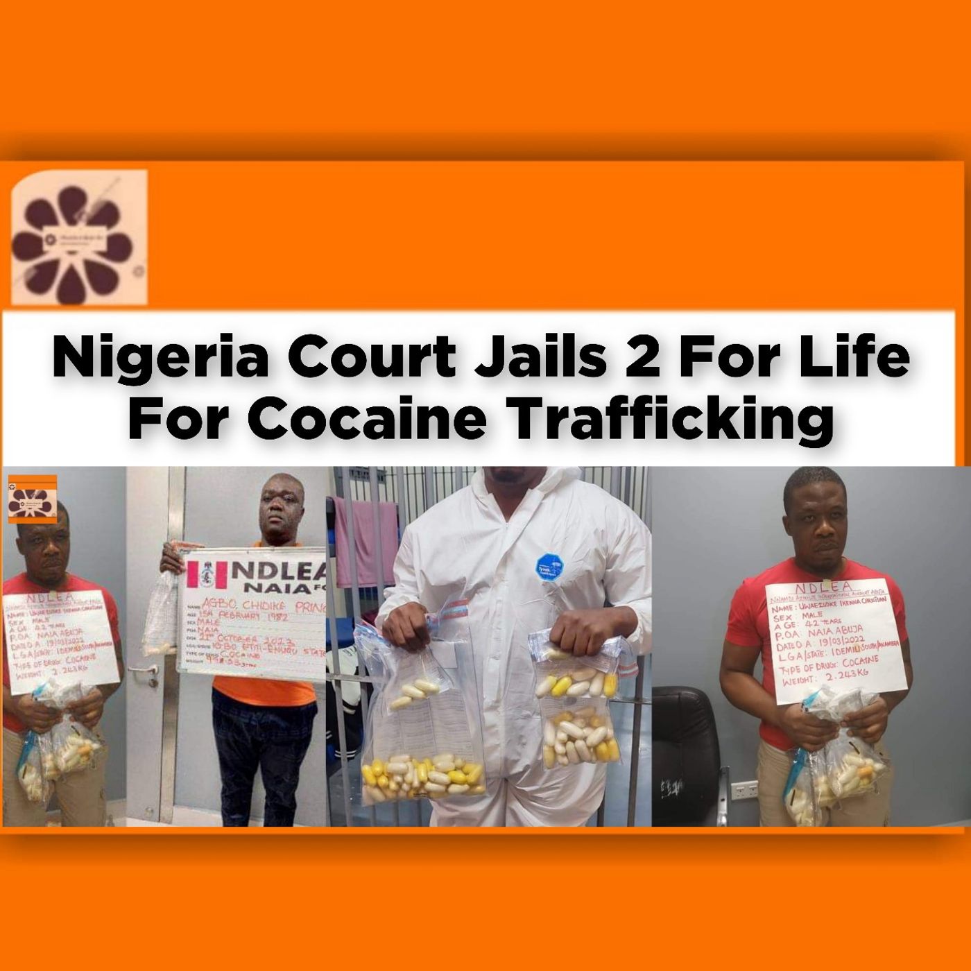 OsazuwaAkonedo Audio ~ Nigeria Court Jails 2 For Life For Cocaine Trafficking ~ OsazuwaAkonedo