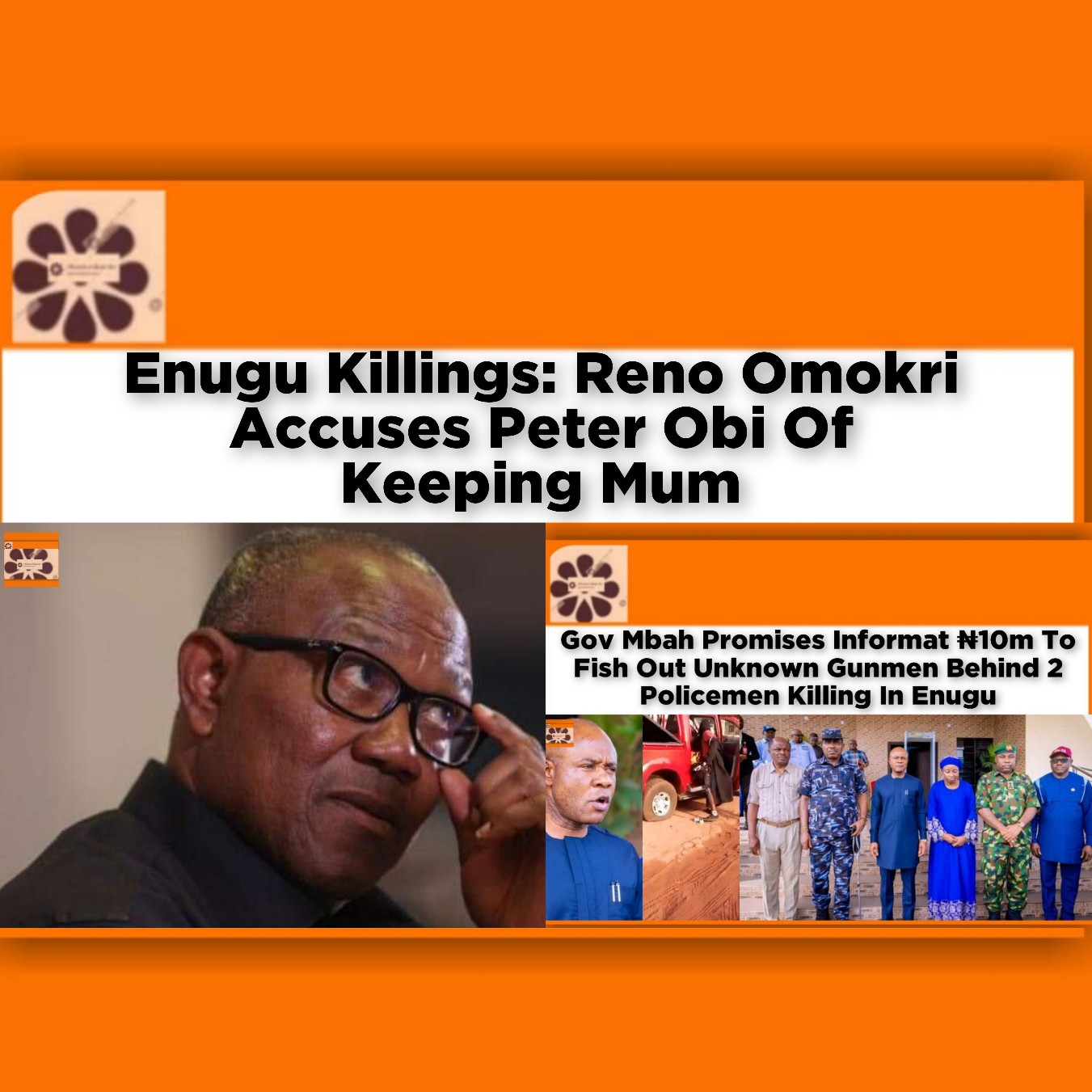 Enugu Killings: Reno Omokri Accuses Peter Obi Of Keeping Mum ~ OsazuwaAkonedo #Enugu #Gunmen #Obi #Omokri #Peter #Reno #Unknown