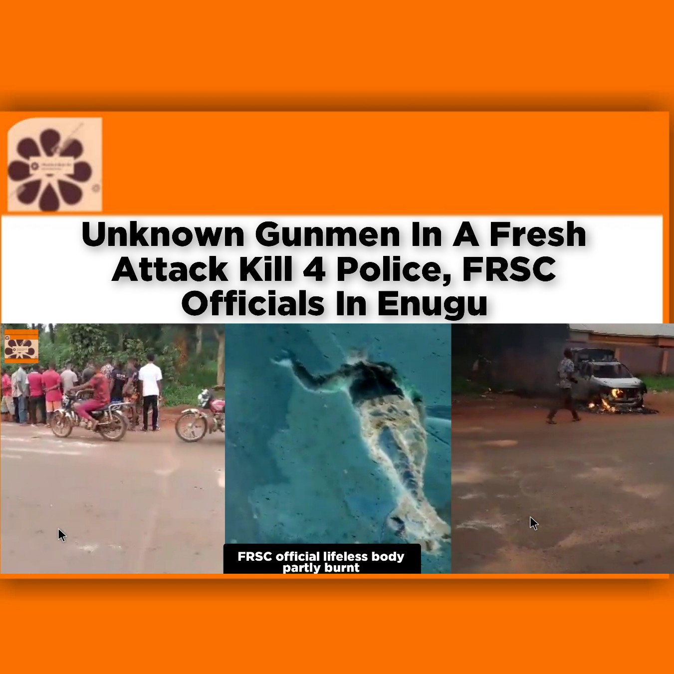 Unknown Gunmen In Fresh Attack Kill 4 Police, FRSC Officials In Enugu ~ OsazuwaAkonedo #Adeleke