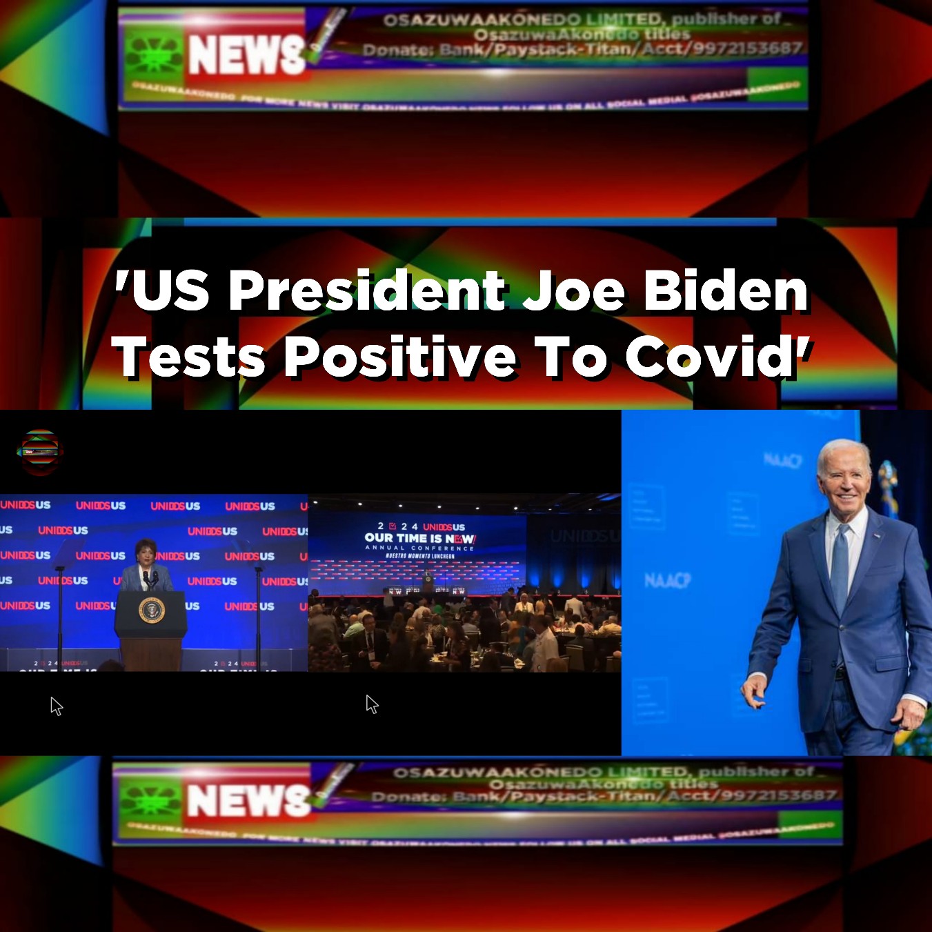 'US President Joe Biden Tests Positive To Covid'