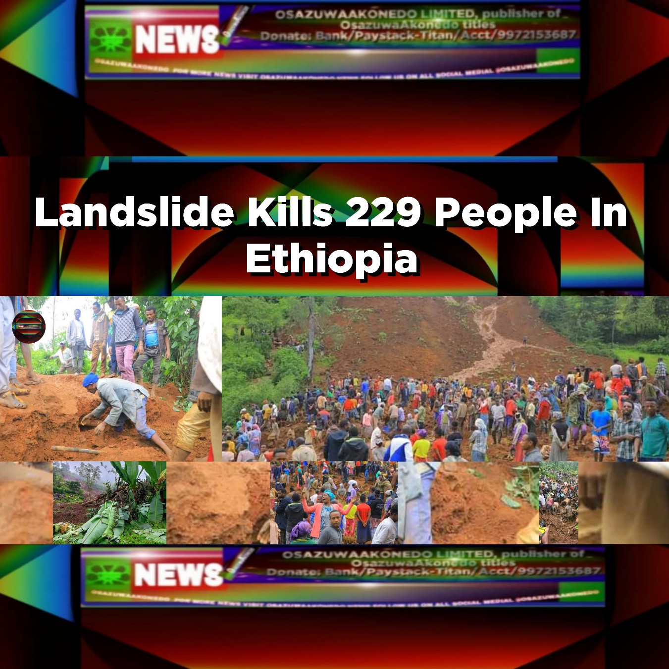 Landslide Kills 229 People In Ethiopia