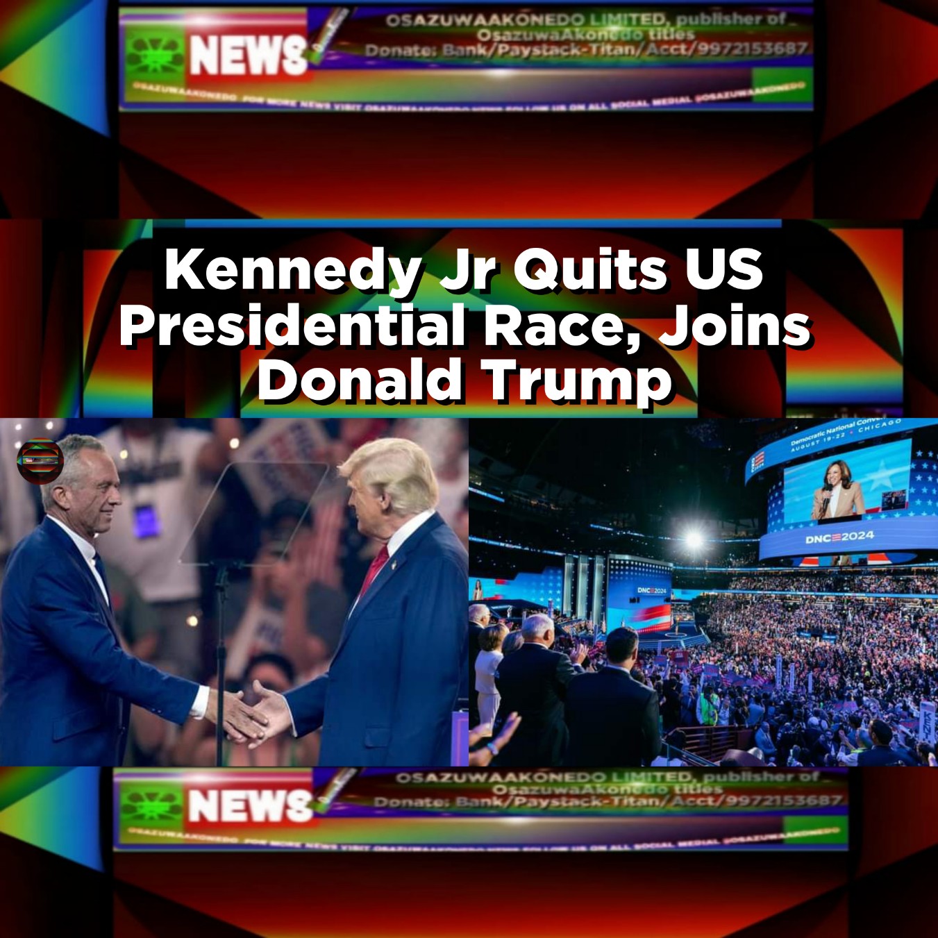 Kennedy Jr Quits US Presidential Race, Joins Donald Trump