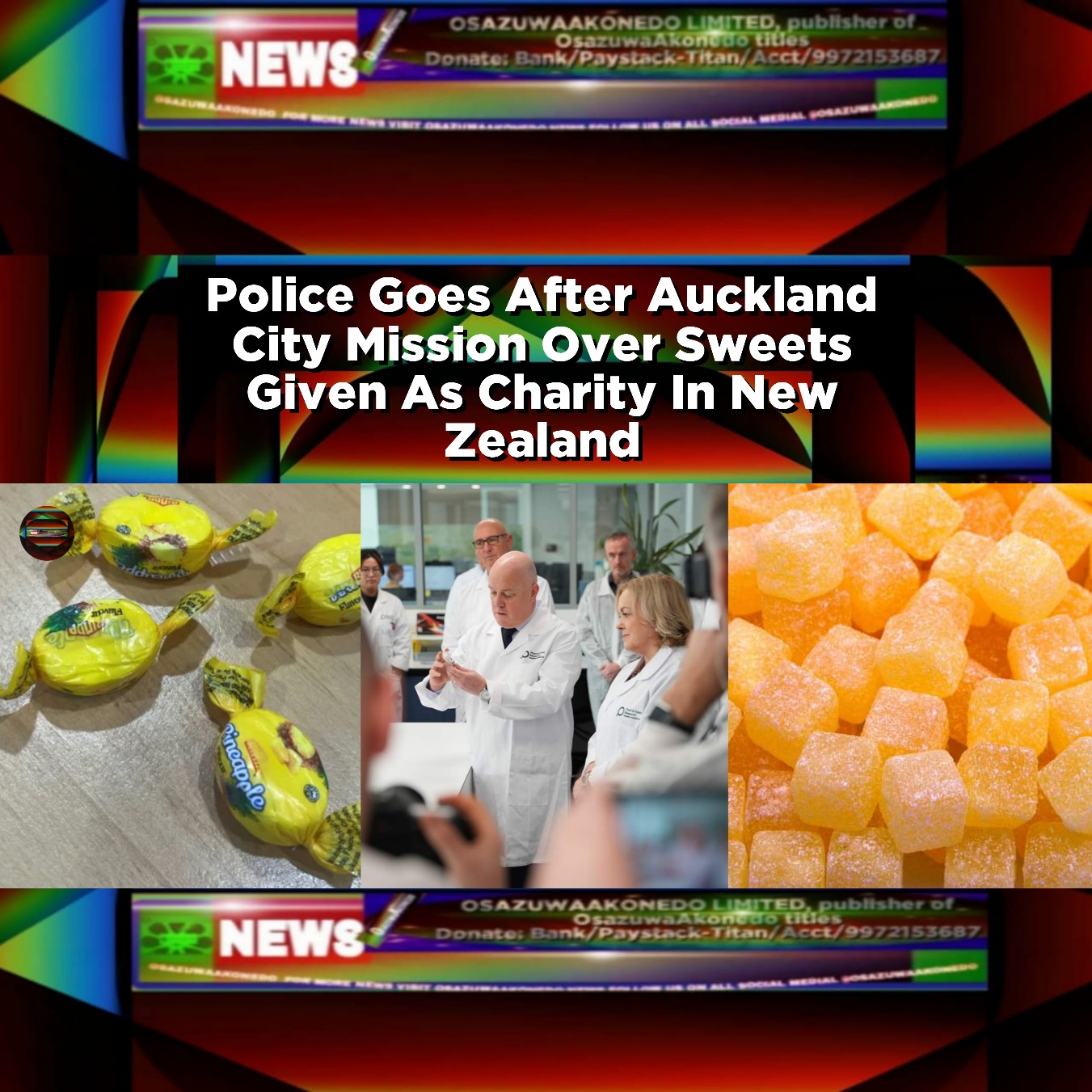 Police Goes After Auckland City Mission Over Sweets Given As Charity In New Zealand