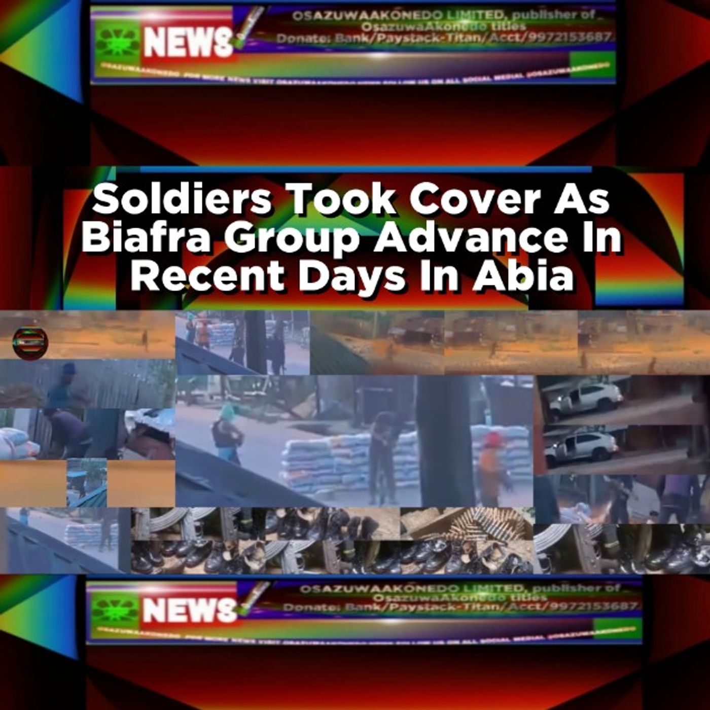 OsazuwaAkonedo Audio ~ Soldiers Took Cover As Biafra Group Advance In Recent Days In Abia