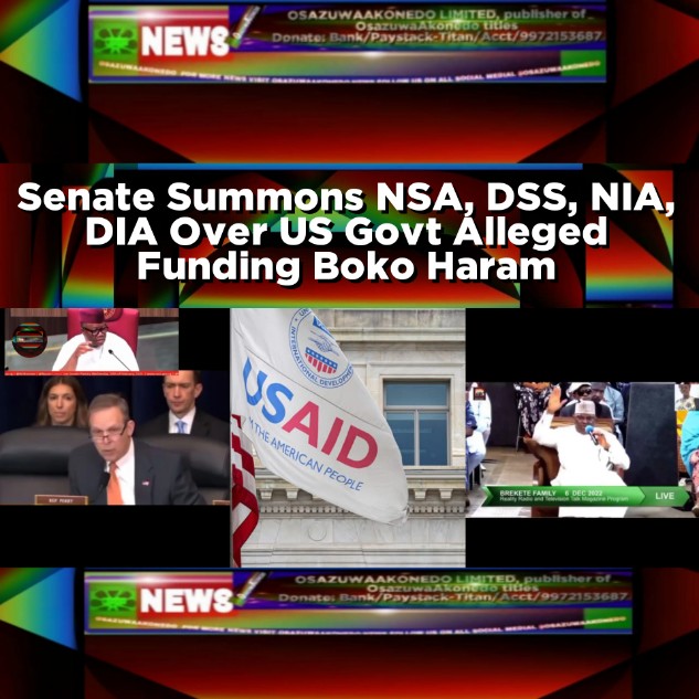Senate Summons NSA, DSS, NIA, DIA Over US Govt Alleged Funding Boko Haram