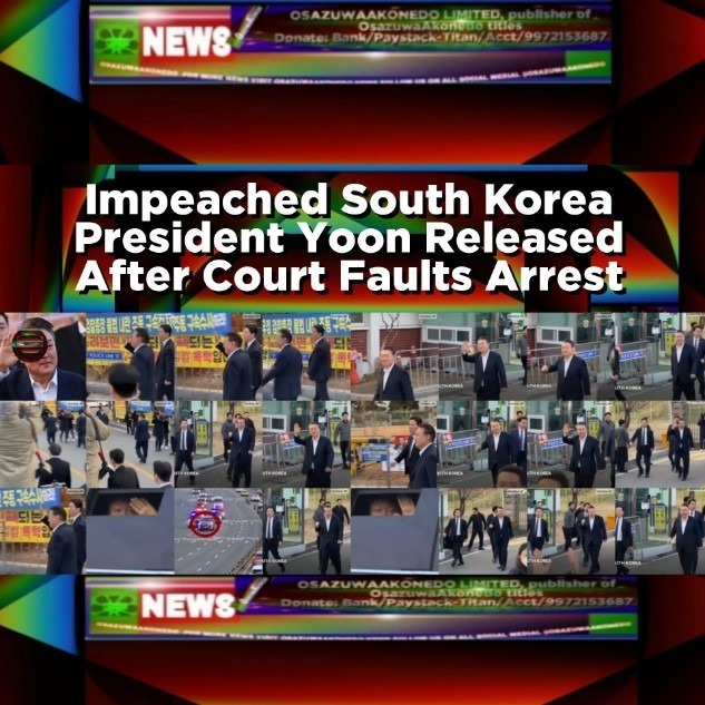 Impeached South Korea President Yoon Released After Court Faults Arrest