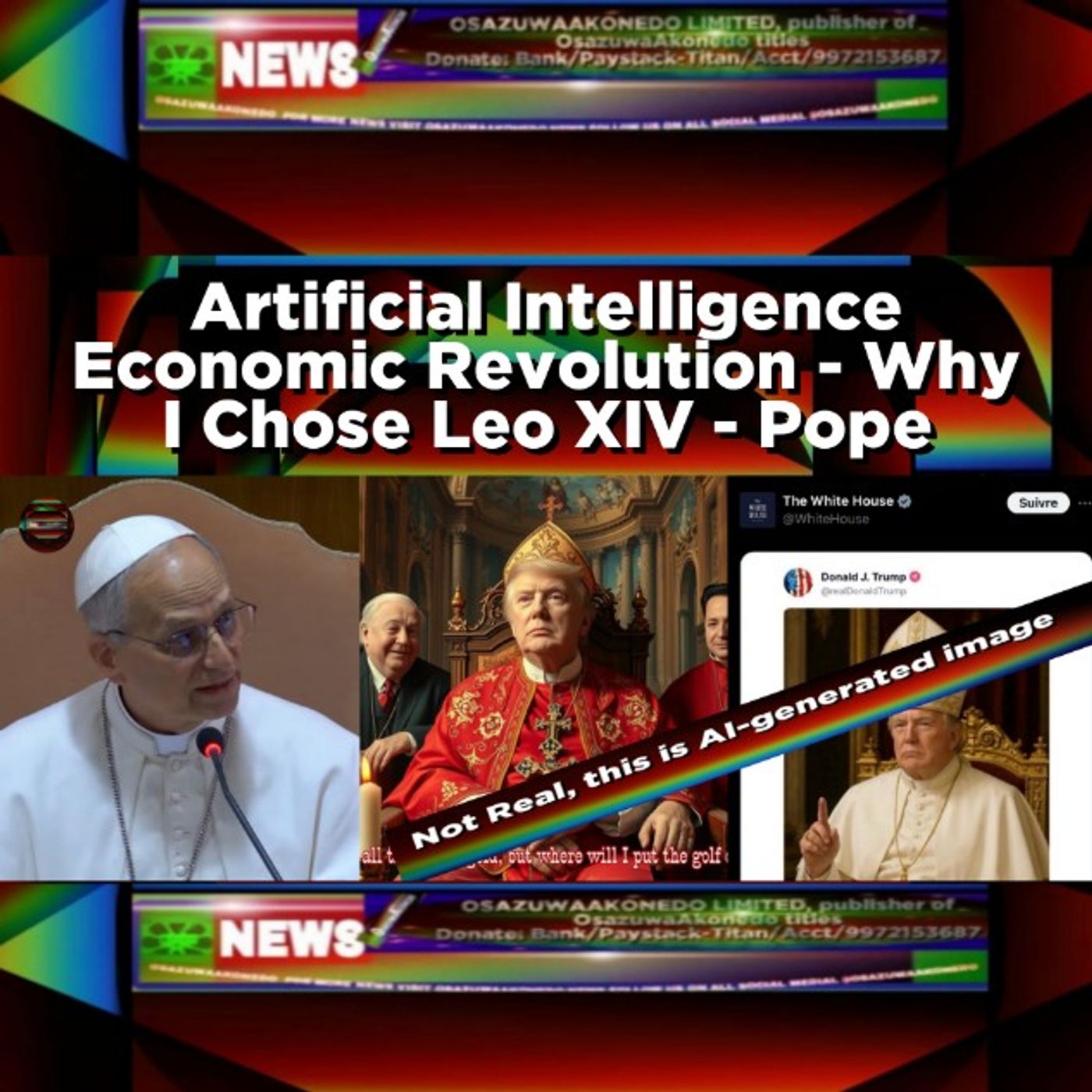 OsazuwaAkonedo Audio ~ Artificial Intelligence Economic Revolution - Why I Chose Leo XIV - Pope