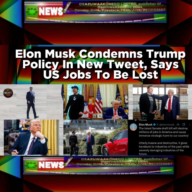 Elon Musk Condemns Trump Policy In New Tweet, Says US Jobs To Be Lost