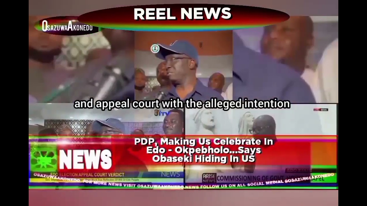 OsazuwaAkonedo ReelNews ~ Reel News @8pm 1-6