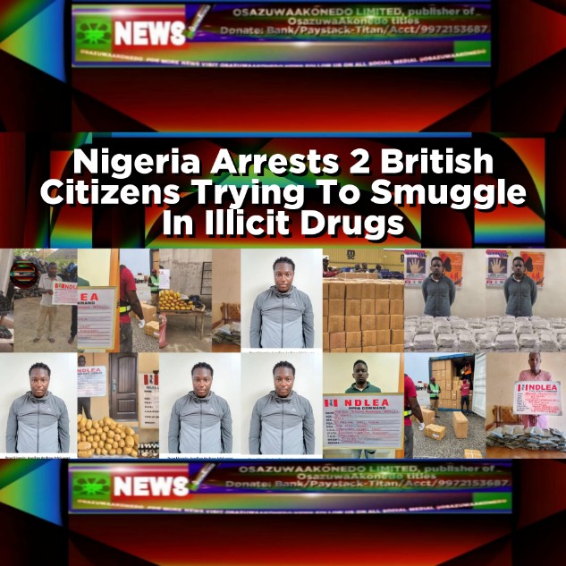 Nigeria Arrests 2 British Citizens Trying To Smuggle In Illicit Drugs