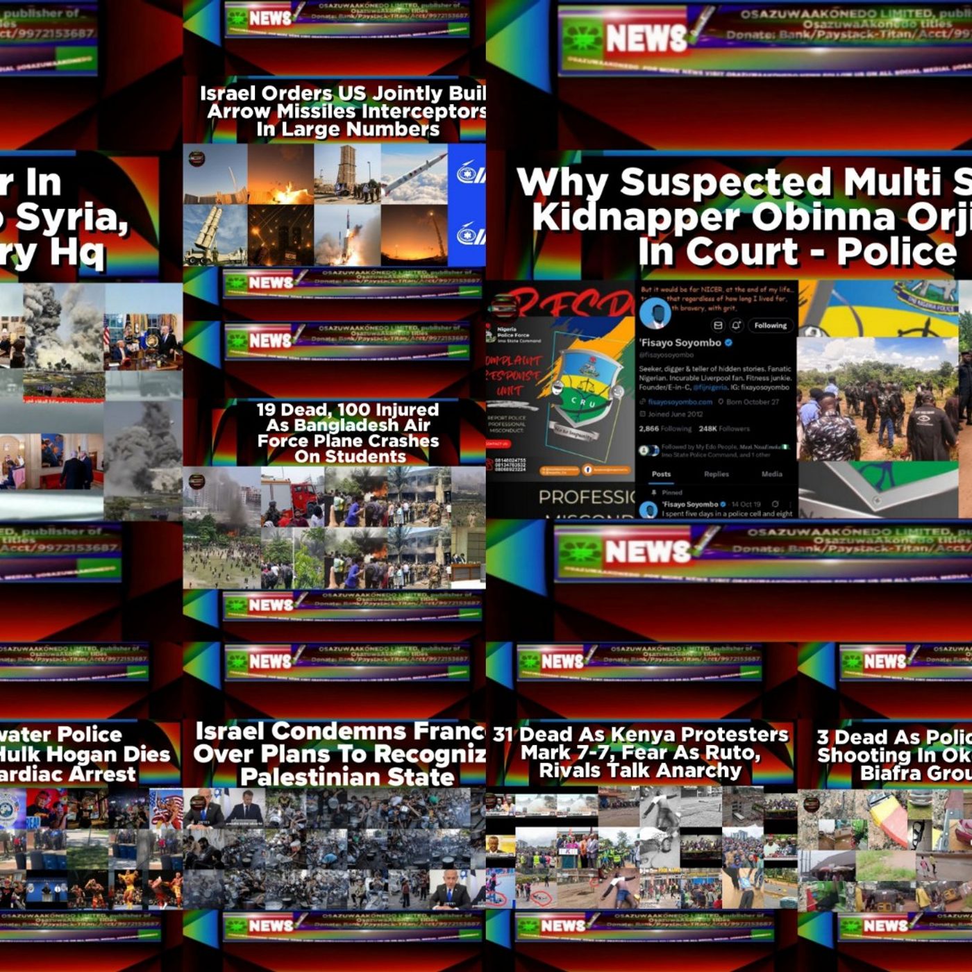 OsazuwaAkonedo Audio ~ NewsReelThread @5pm 25-7