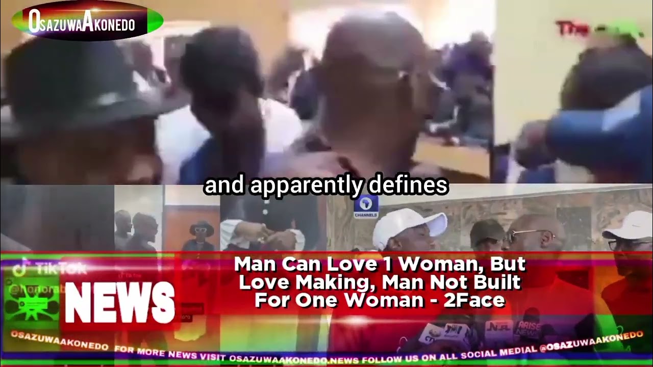 OsazuwaAkonedo ShortReel ~ Man Can Love 1 Woman, But Love Making, Man Not Built For One Woman - 2Face