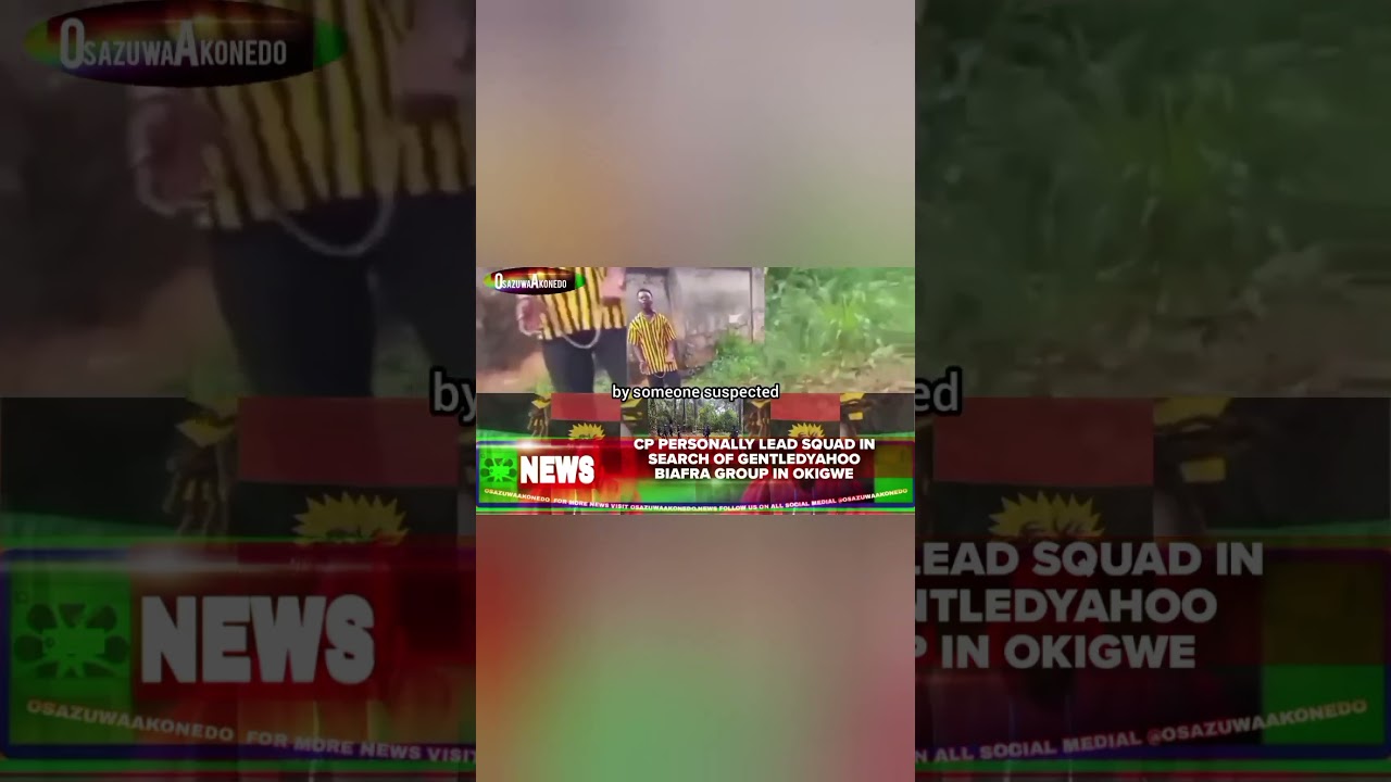 OsazuwaAkonedo Podcast Video ~ CP Personally Lead Squad In Search Of GentleDYahoo Biafra Group In Okigwe
