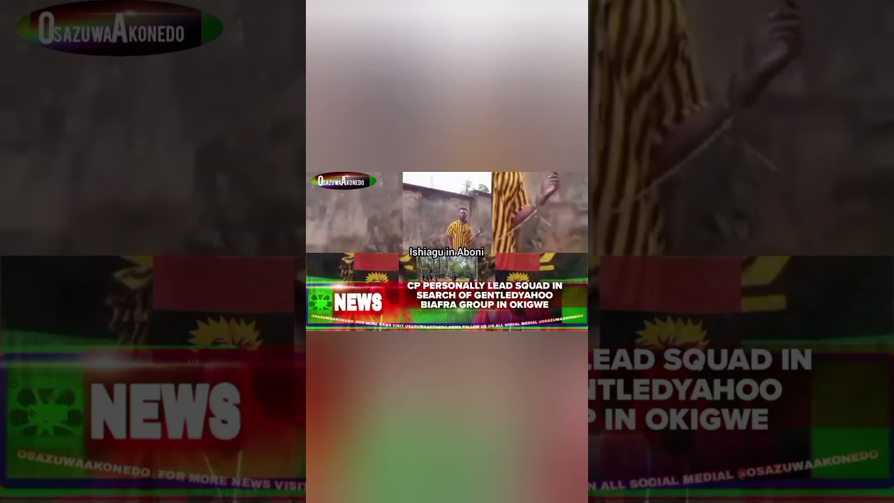 OsazuwaAkonedo ReelNews ~ CP Personally Lead Squad In Search Of GentleDYahoo Biafra Group In Okigwe