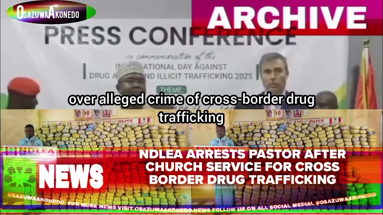 OsazuwaAkonedo ShortReel ~ NDLEA Arrests Pastor After Church Service For Cross Border Drug Trafficking