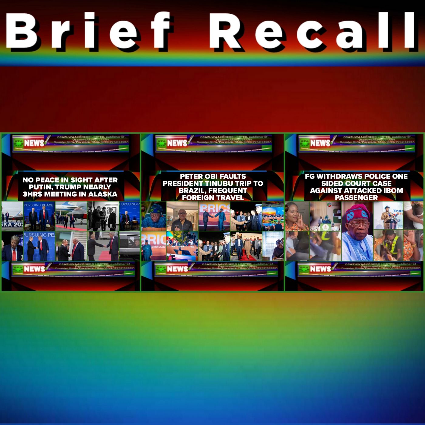 OsazuwaAkonedo Audio ~ Brief Recall @8pm 16-8