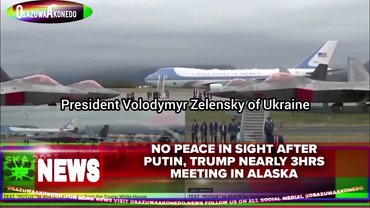 OsazuwaAkonedo ShortReel ~ No Peace In Sight After Putin, Trump Nearly 3hrs Meeting In Alaska