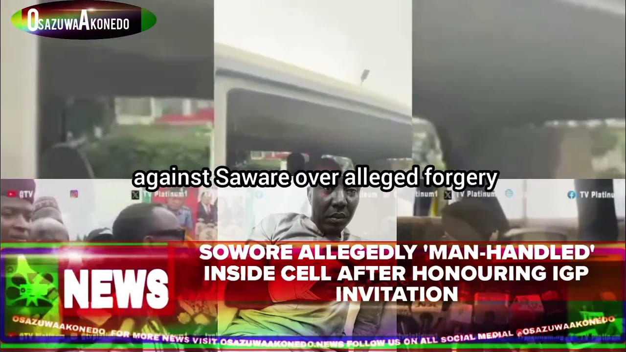 OsazuwaAkonedo ShortReel ~ Sowore Allegedly 'Man-handled' Inside Cell After Honouring IGP Invitation