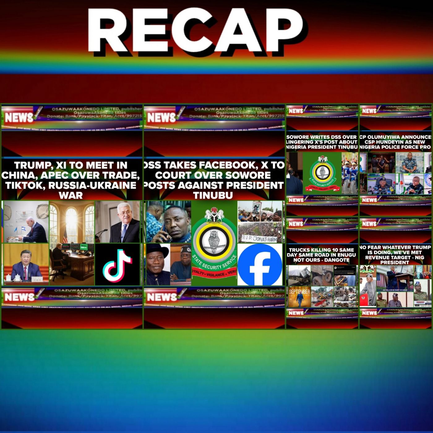 NewsRecap @5pm 20-9